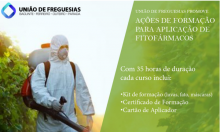 União Freguesias promove ações de formação para aplicação de Fitofármacos