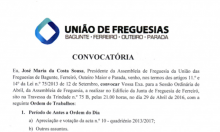 Sessão Ordinária da Assembleia de Freguesia