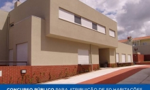 Concurso público para atribuição de habitações sociais.