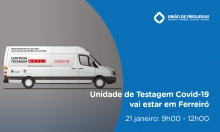 Unidade Móvel de Testagem Covid-19, em Ferreiró