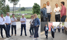 União de Freguesias recebe Executivo Municipal para uma visita a obras em curso