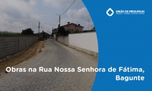 Obras na Rua Nossa Senhora de Fátima