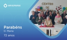 Feliz aniversário, D. Maria! 🎂