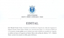 Edital - Sessão Ordinária da Assembleia de Freguesia